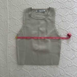 Zara Light Gray Tank Top/ Crop Top